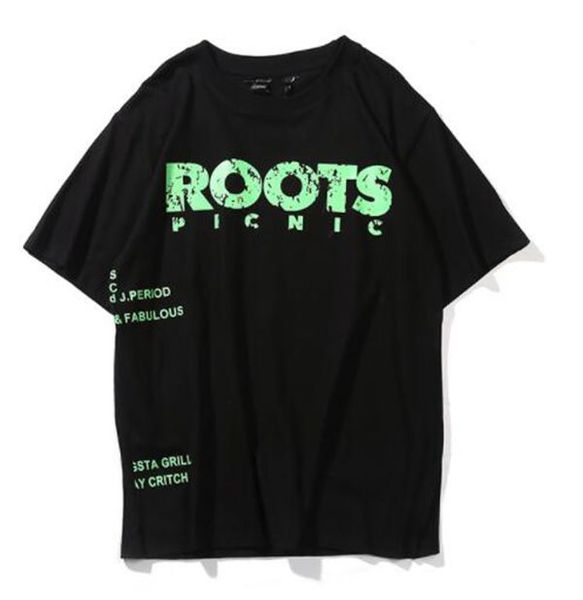 

20ss new spring and summer wholesale men's and women's same style cotton letter printing fashion short sleeves, White;black