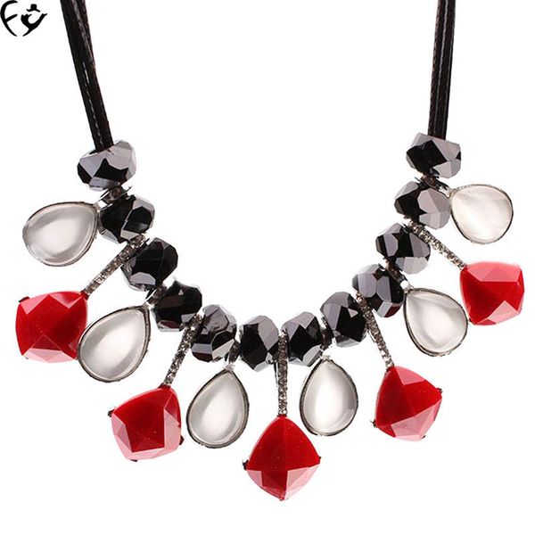 

fangy00099 new europe all-match exaggerated luxury necklace necklace, Golden;silver