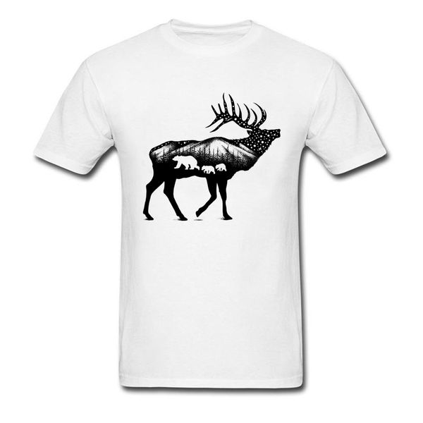 

natural elk soft fabric for boys cool deer graphic summer mens normal wholesale sport hooded sweatshirt hoodie men t shirt