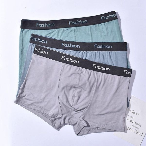 

men's modal panties cartoon letters male underwear boxers breathable man boxer mid-waist underpants comfortable shorts1, Black;white