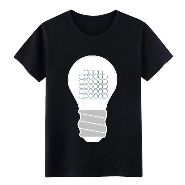 

men's light bulb led off print round neck trend fit humor summer style pattern shirt hoodie designers t shirts sweatshirt