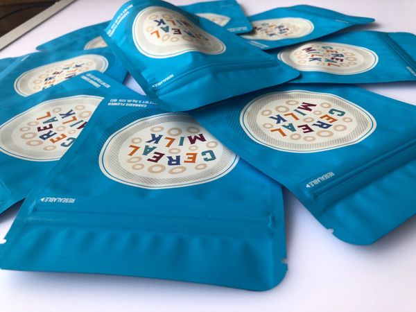 

cerel blue proof hologram empty cookies smell local milk bags flavors bags 3.5g label and mylar stickers bags bag bbynh bde_luck