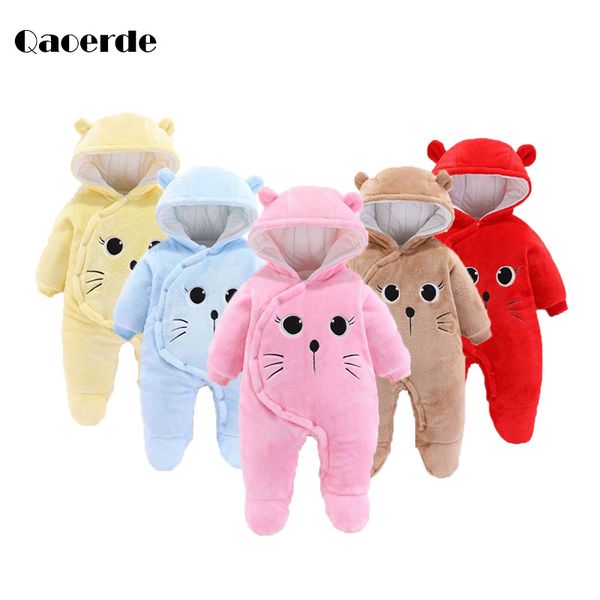 

newborn clothes baby costume rompers toddler pajamas fleece soft baby jumpsuit coats for babies infant baby girl clothes 0-12m 1024, Blue