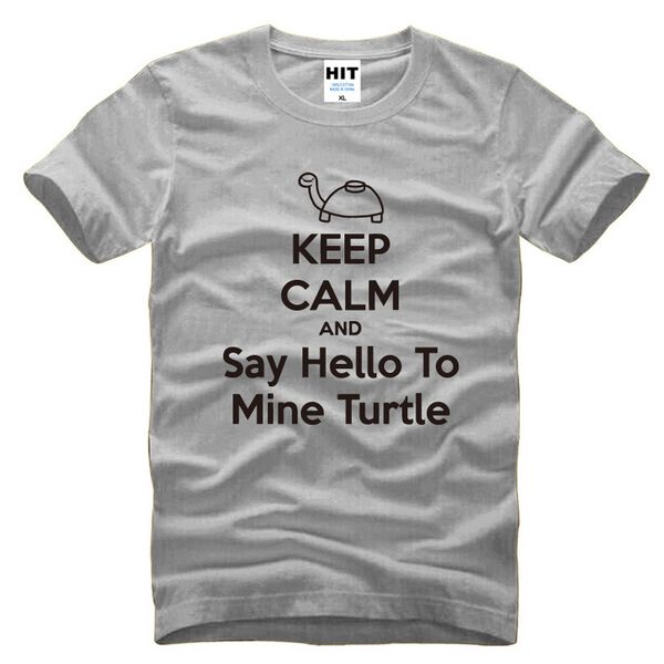 

keep calm and say hello to mine turtle mens men t shirt t shirt 2016 new novelty short sleeve tshirt tee sport hooded sweatshirt hoodie