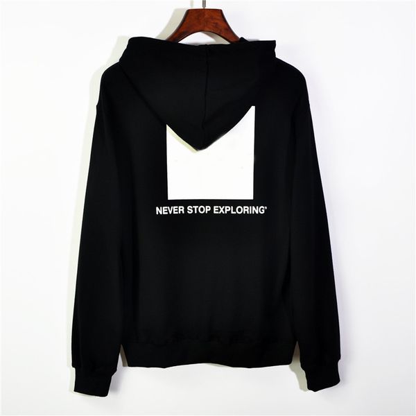 

20fw mens stylist hoodies sweatshirt men women stylist hoodie couple street wear pullover hoodies size s-xl 3 colors, Black
