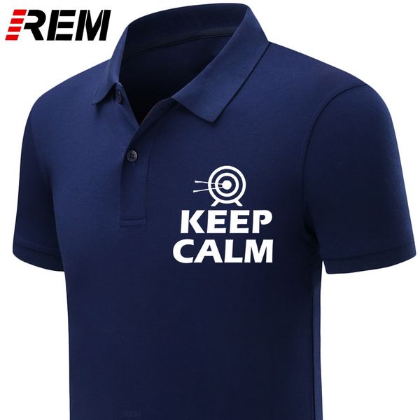 

sport mens polos shirt buy mens shirt keep calm shoot arrows archery sportser designer mens summer men's polo clothes