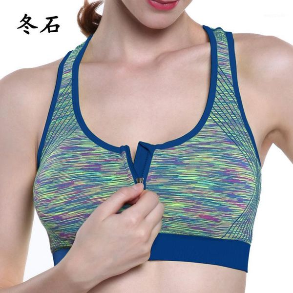 

women zipper push up sports bras,plus size xl padded wirebreathable sports ,fitness gym yoga bra 81, White;black