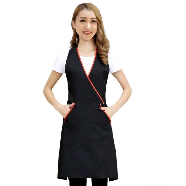 

fashion cute beauty manicure maternal infant coffee shop waiter overalls apron1