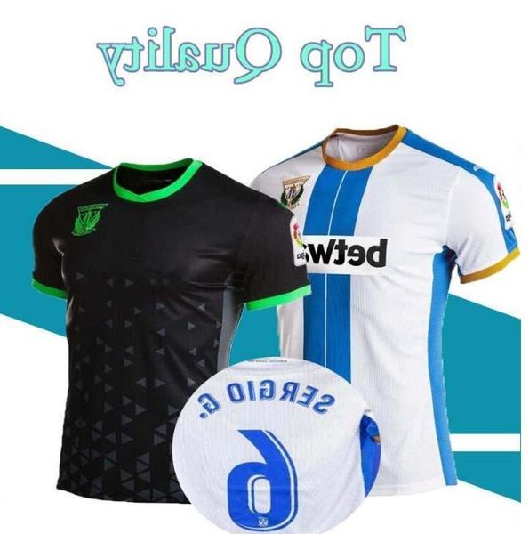 

2021 new home jerseys t-shirt cd leganes customize ruben perez omeruo 2020-21 recio shirts, White;black