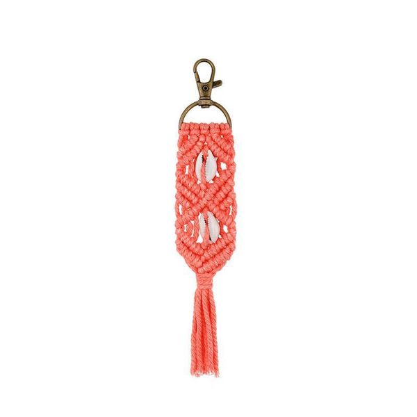 

1pcs creative braided shell tassel pendant diy jewelry garments bag decorative accessories key chain pendant craft cotton tassel h sqcrjj