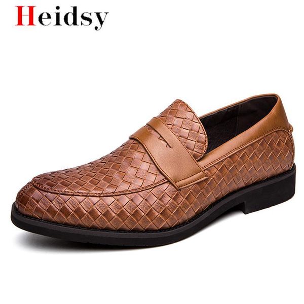 

brand leather loafers concise men business dress pointy black shoes breathable formal wedding basic shoes men flats big size 48