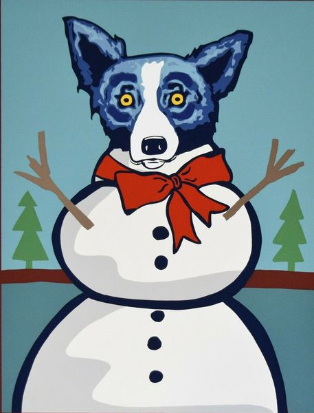 

джордж родригю blue dog home decor h h hd print маслом живописи на холсте настенное искусство картинки 7815