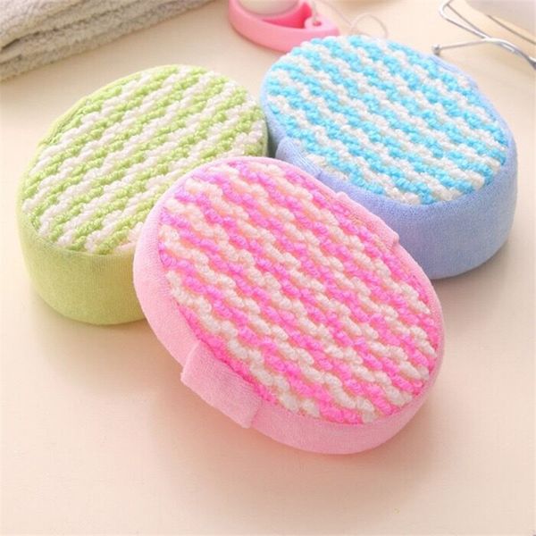 14x11,5 cm 1 Stück Verkauf Badeschwamm Massage Multi Dusche Peeling Körperreinigung Wäscher Zufälliger Bade-Luffa-Schwamm T3I51663