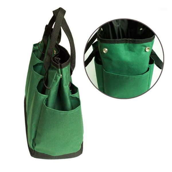 Oxford Jardim Armazenamento Saco Multifuncional Hand-transportando Parede Pendurado Jardinagem Ferramenta de Trabalho Bolsos Organizador Bolsas