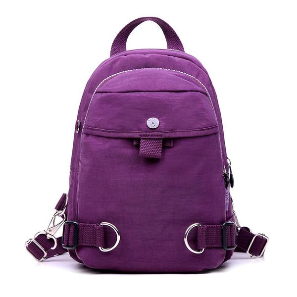 

new 2020 small women backpack waterproof nylon 16 colors lady women's backpacks female casual travel bags mochila feminina