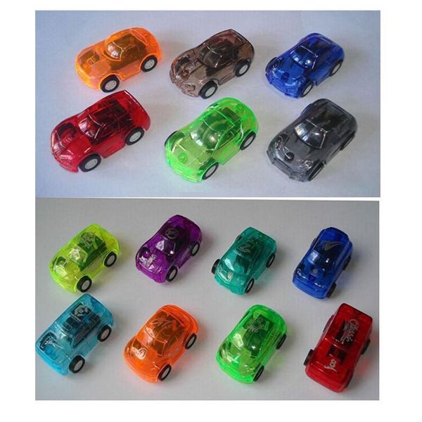 

10pcs/lot new transparent car model toys children inertia car toys 10pcs jlluid