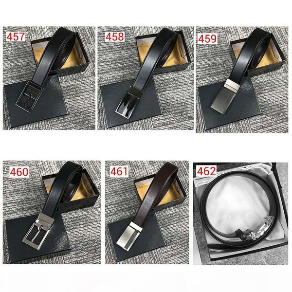 

мода известный бренд натуральная кожаный мужской ремень игла гладкая пряжка дизайнер бизнес роскошные мужские ремни для мужчин высокое качес, Black;brown