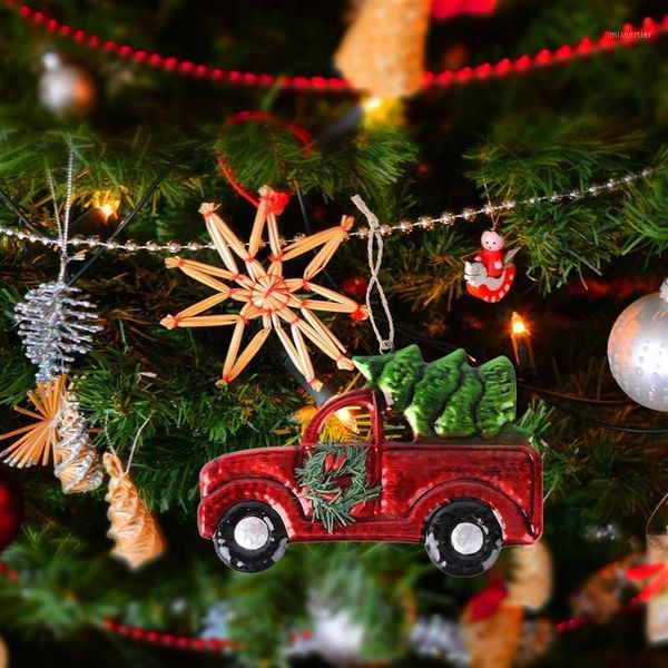 

christmas decorations 1pc iron sheet pendant household shopping mall car decor1