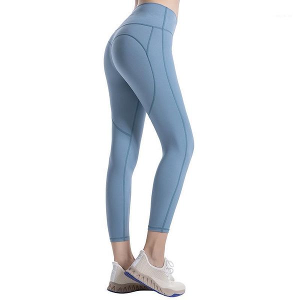 

yoga outfits heart-shaped hip fitness pants soft naked-feel women sport high waist gym jogging athletic legging1, White;red