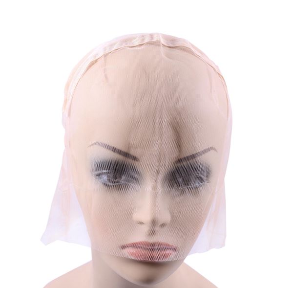 

hair extensions & wigs 1pc beige full lace wig cap base for making full hand made wigs with adjustab wmtlyv sqtrimmer, Black;brown