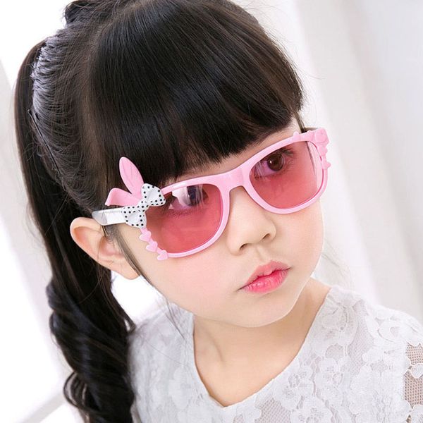 

baby kids girls children rabbit ears eyewear child cute sunglasses suitable for 2-8 years old