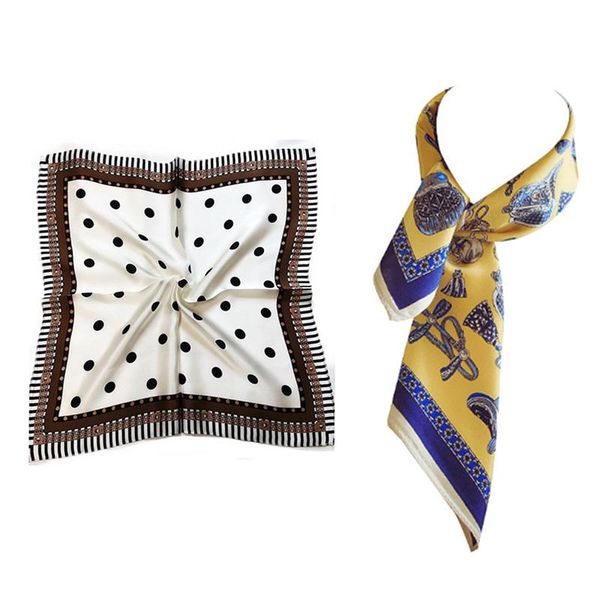 

100% natural mulberry silk square scarf small square scarf professional woman gift (21inchx21 inch, Blue;gray