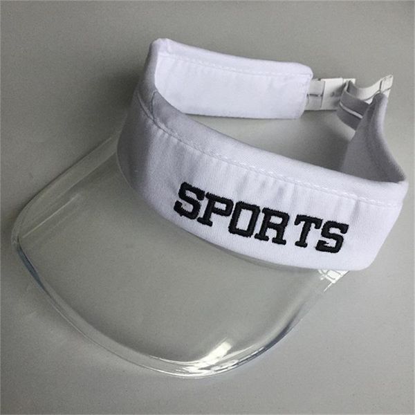 

2019 новый вид спорта cap лета женщин пвх вс hat visor партия повседневный ув hat открытый эластичность прозрачный пластиковый твердая empty, Black;white