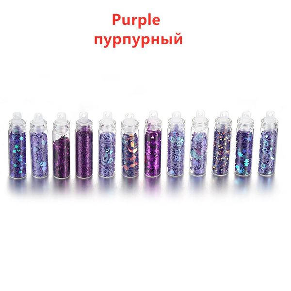 

12 bottles colorful glitter sequins powder heart star nail art sequins rhinestone manicure decorations epoxy resin mold filling jllysj