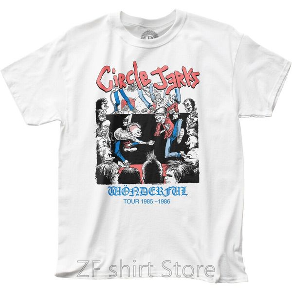 

circle jerks wonderful tour t-shirt men t shirt women tees 100% cotton short sleeve tshirts sport hooded sweatshirt hoodie
