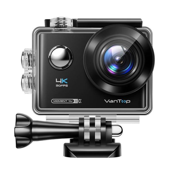 

vanmoment 4u 4k action camera 20mp underwater waterproof camera with wifi touch screen wireless remote 170Â° wide angle cam
