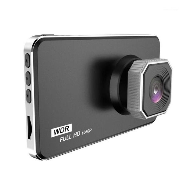 

mini cameras 1080p hd car camera dvr 4 inch dash cam dual lens parking monitor g-sensor loop recording and motion detection1