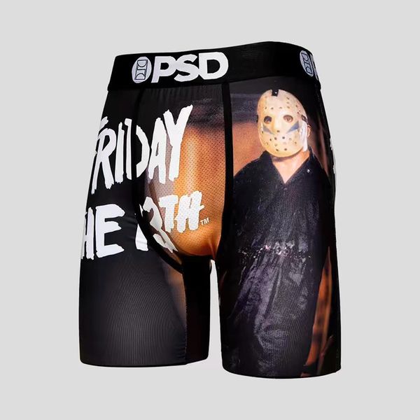 

psd men's underwear underpants stretch fabric wholesale vendor men comfort waistband boxers briefs size s- xl, Black;white