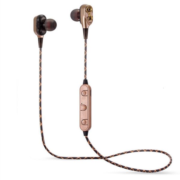 

new wireless quad core bluetooth dual dynamic mini magnetic inhalation ear plug neck sports headset ing