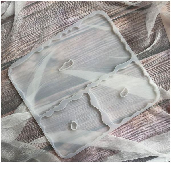 

diy irregular square coaster epoxy sile mold for casting coaster mould jewelry making tools diy i jllxuc, Black