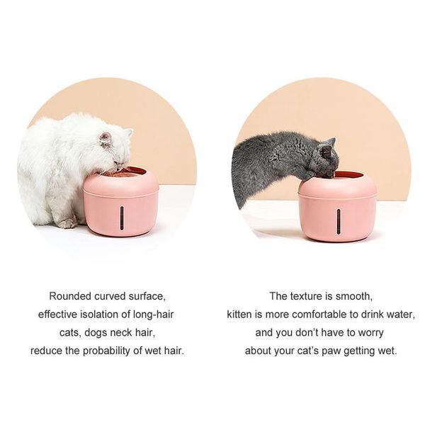 

2.5l pet cat fountain drinking matic cat fountain water drinking feeder dogs cats water dispenser drinking bowl elec bbynsp
