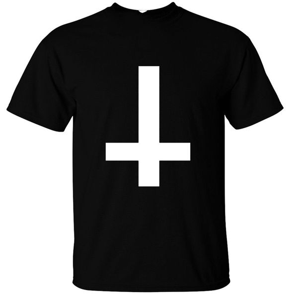 

inverted cross t-shirt mens black gothic rock tee shirt sport hooded sweatshirt hoodie