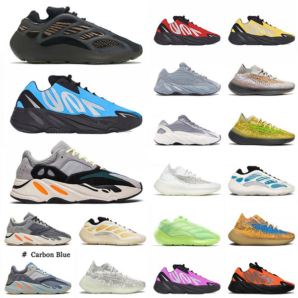 

700 running shoes clay brown university blue runners solid grey mens women sun bright static bone mist alien trainers sneakers, White;red