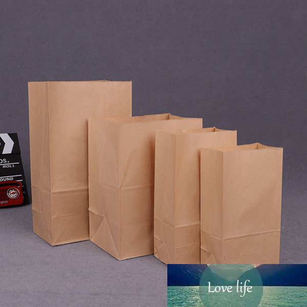 10 pcs bolsas de papel kraft comida chá pequeno presente sanduíche festa de pão casamento suprimentos envolvendo presente para viagem