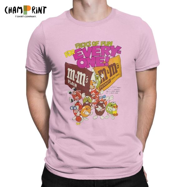 

m&m's packs of fun men's casual round neck chocolate candy character tees short sleeve classic hooded sweatshirt hoodie men t shi