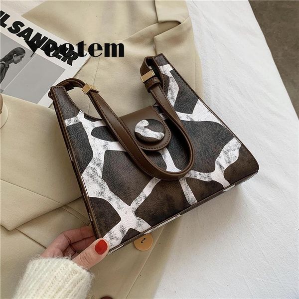 

leopard print underarm crossbody bag adjustable print pu 2021 new fashion one shoulder leopard underarm novel design handbag