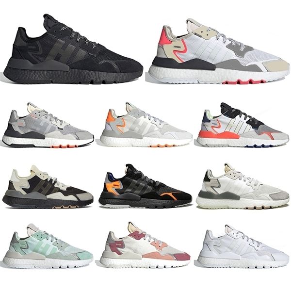 

wholesale women men nite jogger running shoes grey pack trace pink black orange fashion walking jogging mens sports sneakers trainers 36-45