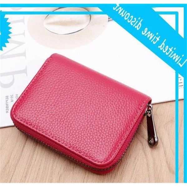 

3pcs women pu plain multifunctional square short wallet mix color zipper card holder