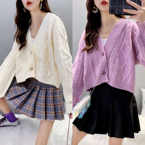 

snlf8 супер тонких 2020 новый короткие короткий трикотажного sweatertop sweaterand зима высокой талии поворота пальто жакет осень пальто жен, White;black