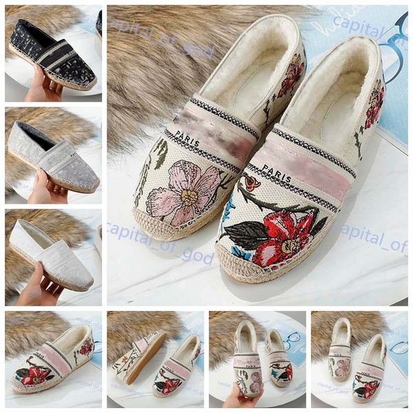 

selling new women embroidered canvas shoes women casual mesh loafers fashion comfortable plush flat health shoes 35-40, Black