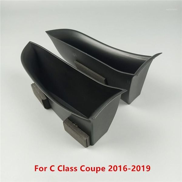 

black car door handle storage box container holder organizer tray for c class coupe 2020-20201