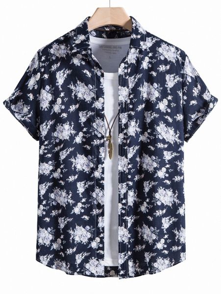 

men random floral print shirt without tee o9iw#, White;black