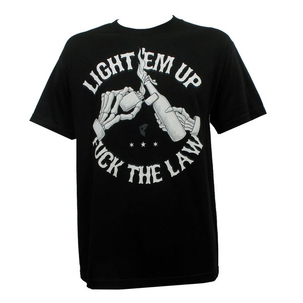 

famous stars & straps light 'em up molotov cocktail black t shirt s xxxl new design t shirt 's sport hooded sweatshirt hoodie