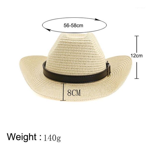 

summer sun hats for women and men panama hat beach straw hat for uv protection cap belt western cowboy casual1