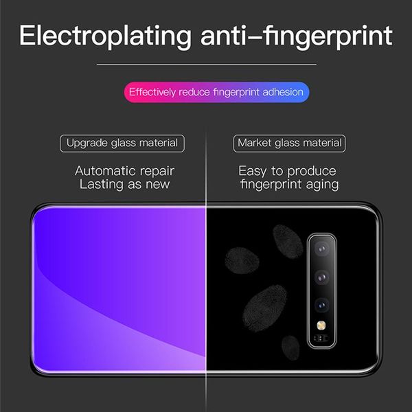 

красочный градиент закаленного стекла для samsung galaxy s20 ультра s10 e 5g s9 s8 примечание 10 9 8 плюс защита phone sqcsji cass2010