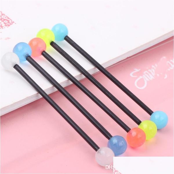 

tongue barbell t15 100pcs/lot ,mix 5 color .piercing body jewelry glow in the dark fake tongue ring industria jlligl yy_dhhome, Silver